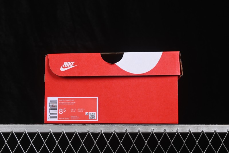 Nike P-6000 SE Retro Running Shoes with Layered Design and Lightweight Comfort - HF0015-002