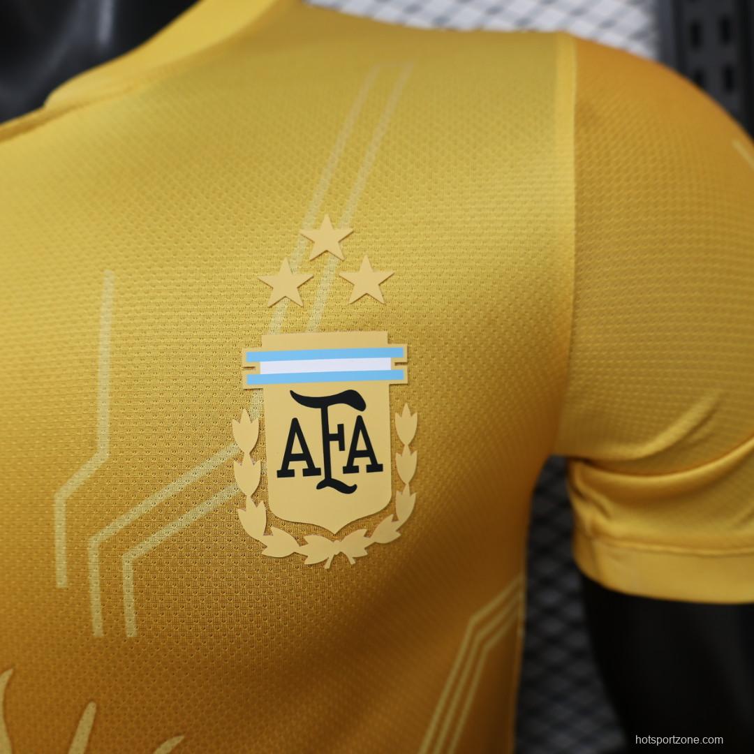 Player Version 26/27 Argentina Golden Yellow Sun of May Special Edition Jersey
