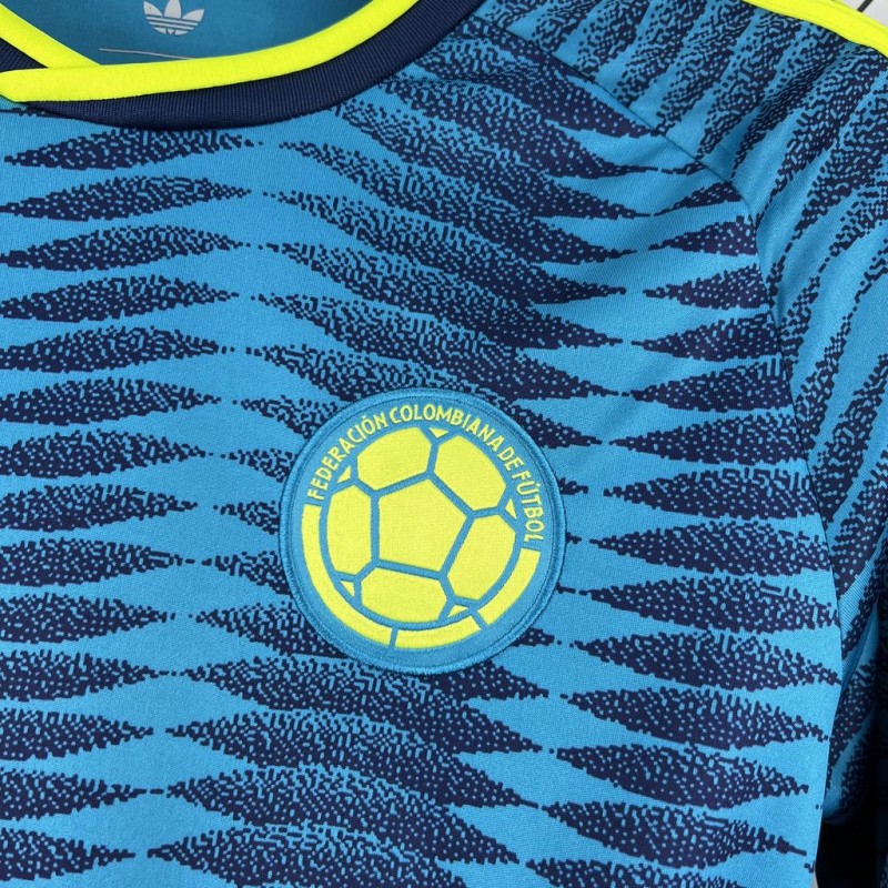 2026 Mens Colombia World Cup Away Long Sleeve Jersey