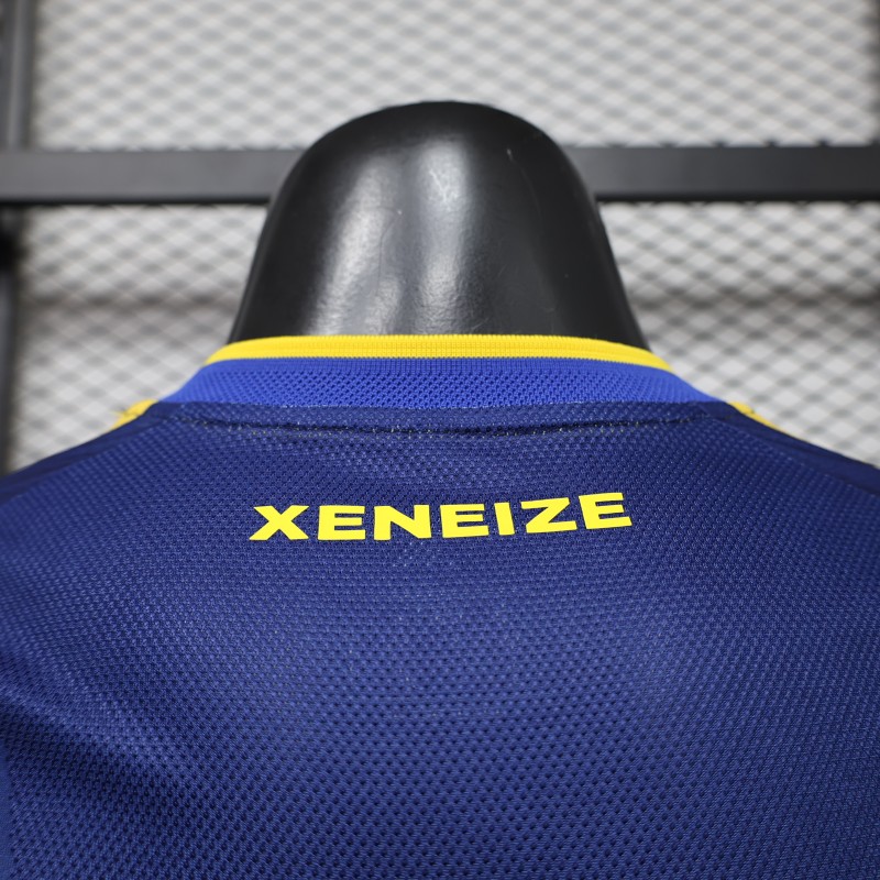 Player Version 26/27 Boca Juniors Home Blue and Yellow Horizontal Band Jersey