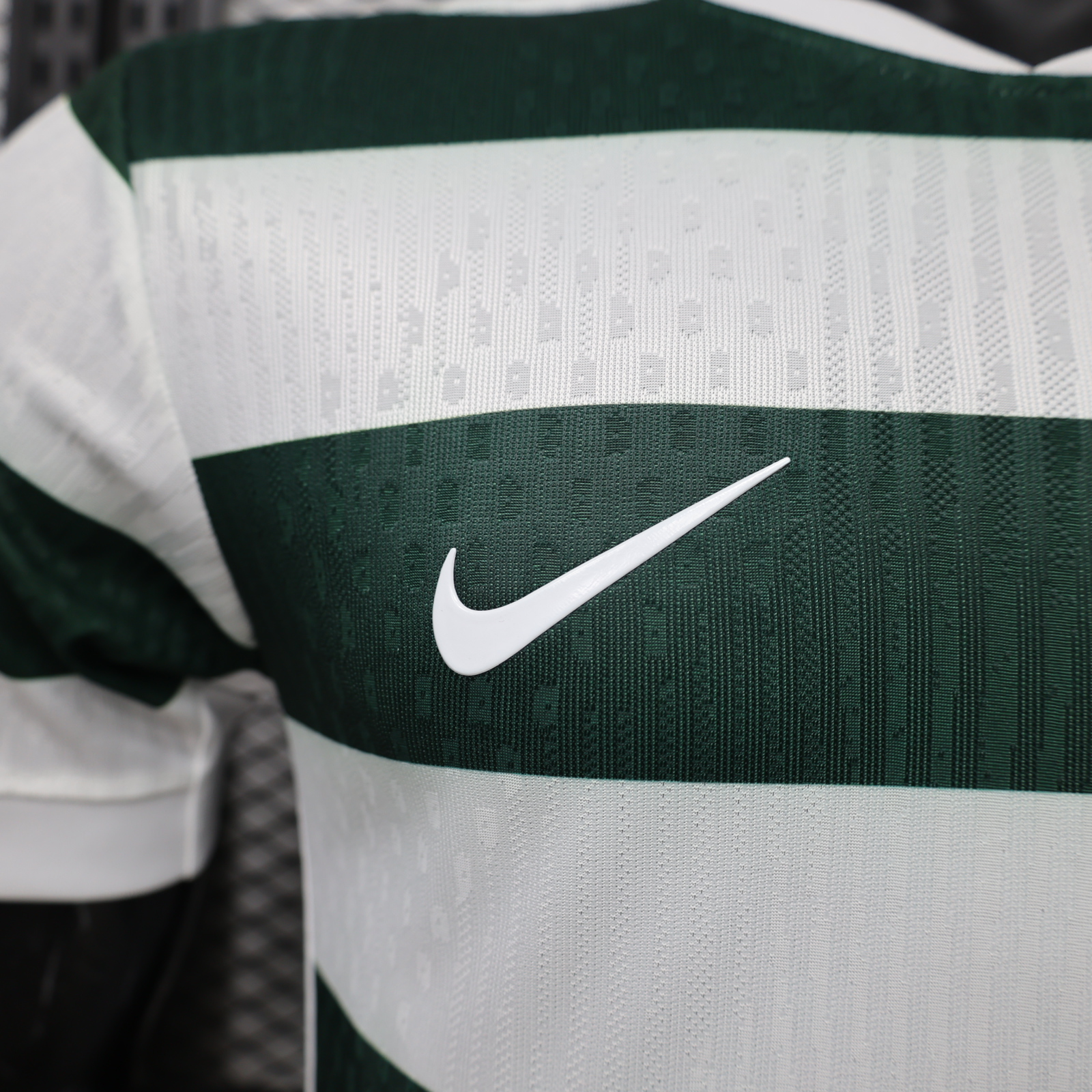 Player Version 26/27 Sporting Lisbon Home Green Stripes Jersey