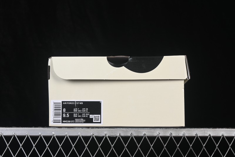 Nike Air Force 1 '07 Low Casual Sneakers in Milk White with Full-Length Air Cushion - MM5288-072