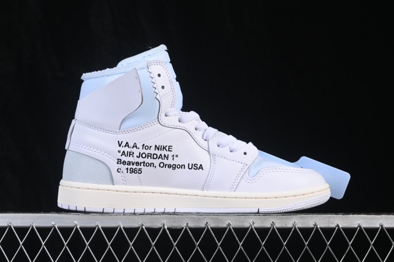 Nike Air Jordan 1 Retro High OG Off-White White Basketball Shoes - AA3834-100