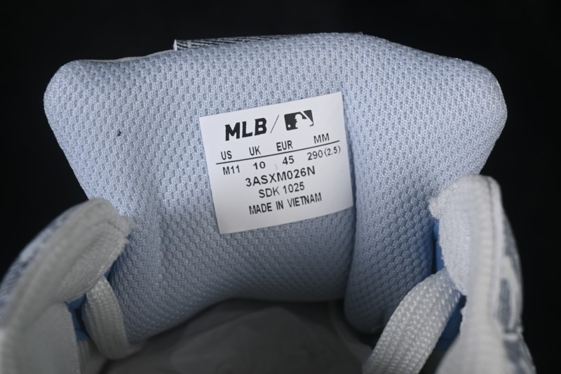 New York MLB Chunky Liner Pocket Monogram Sneakers with Elevated Thick Sole - 3ASXM026N50BLS