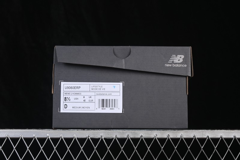 New Balance 9060 Retro Running Shoes with Mesh and Suede Upper - U9060ERP