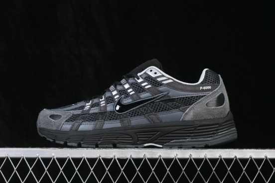 Nike P-6000 Premium Retro Running Shoes with Layered Design - HF0015-002