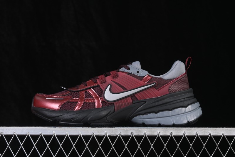 Nike V2K Run Retro Low-Top Running Shoes with Cushlon Cushioning - HJ4497-600