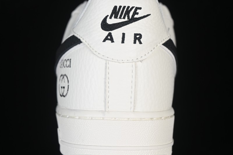 Nike Air Force 1 '07 Low Sneakers with Woven Mixed Black and Beige Design - XY9025-016