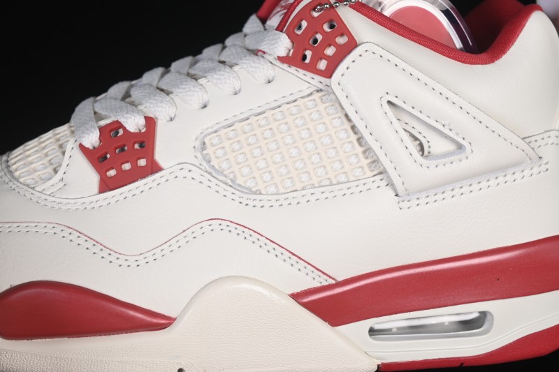 Nike Air Jordan 4 Retro 'Valentine's Day' Mens Womens Basketball Shoes with Premium Suede Upper - HV0823-108