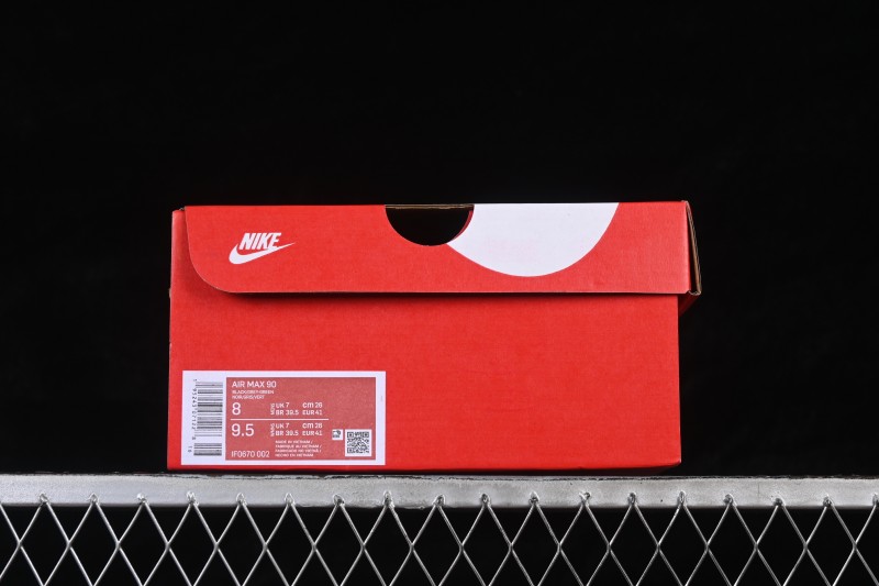 Nike Air Max 90 Retro Running Shoes with Visible Air Cushioning - IF0670-002