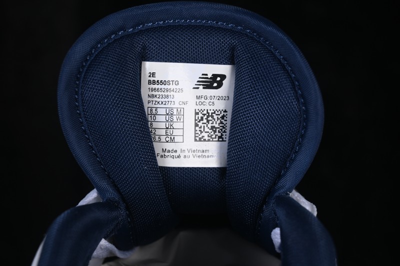 New Balance BB550 Series Leather Neutral Casual Running Shoes - BB550STG