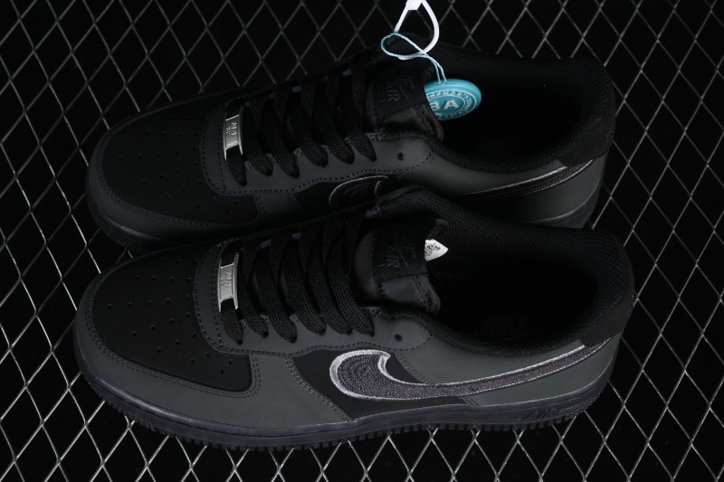 Nike Air Force 1 '07 Low Basketball Shoes with Classic Leather Design - IB6842-002