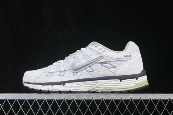 Nike P-6000 SE Retro Running Shoes with Layered Design - IV5761-094