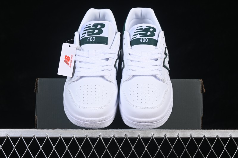 New Balance 480 Skateboarding Lifestyle Shoes with Durable Suede and Cushioned Insole - BB480LGT
