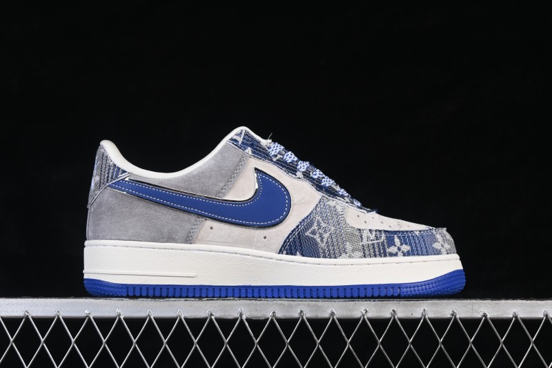 Nike Air Force 1 '07 Low Denim Monogram Casual Sneakers - SY1388-031