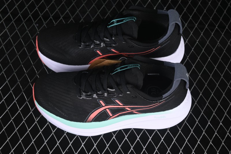 Asics Gel-Nimbus 27 Retro Breathable Cushioned Running Shoes for Men - 1011B958-001