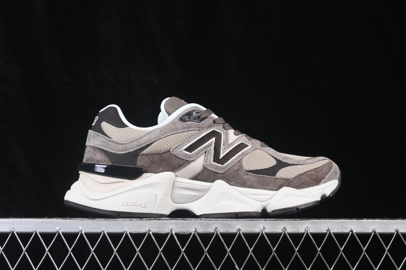 New Balance NB9060 Retro Running Shoes with ABZORB Cushioning and Suede Overlays - U90602JK