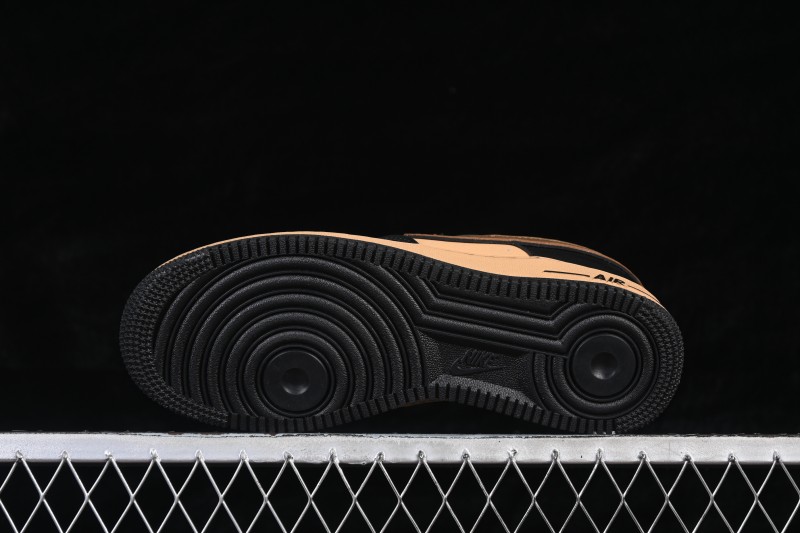 Nike Air Force 1 '07 Low Casual Sneakers with Premium Leather Upper - FB8878-200