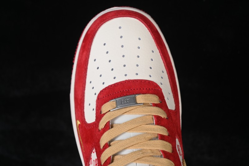 Nike Air Force 1 '07 Low Year of the Horse Limited Edition Red Gold Casual Sneakers - XD0028-014