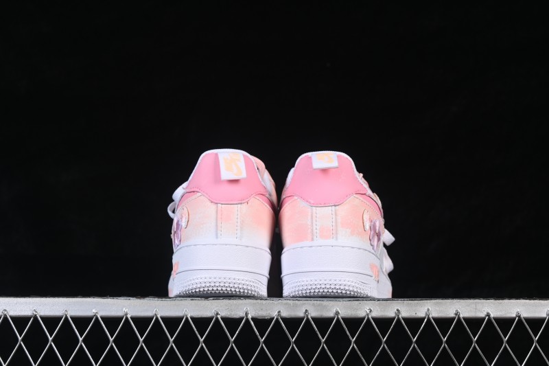 Nike Air Force 1 '07 Low Spring Wild Cherry Prelude Hand-Painted Casual Sneakers - FB8971-007