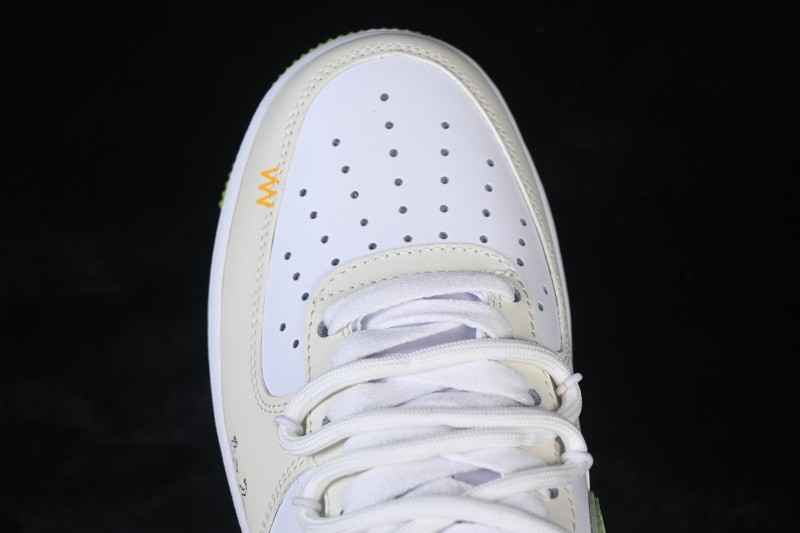 Nike Air Force 1 '07 Low Casual Skateboarding Shoes with Hand-Drawn Graphic Details - YY2024-315