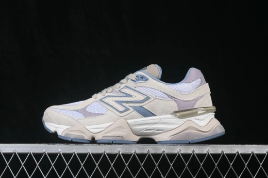 New Balance NB9060 Retro Running Shoes with ABZORB Cushioning and Suede Overlays - U90601RJ