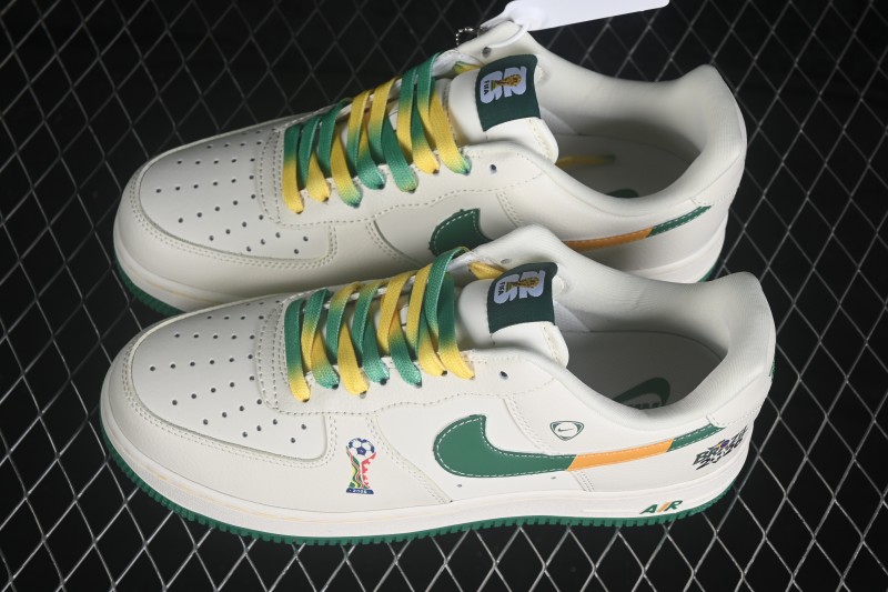 Nike Air Force 1 '07 Low World Cup Theme Basketball Shoes with Full-Length Air Cushion - DW8806-024