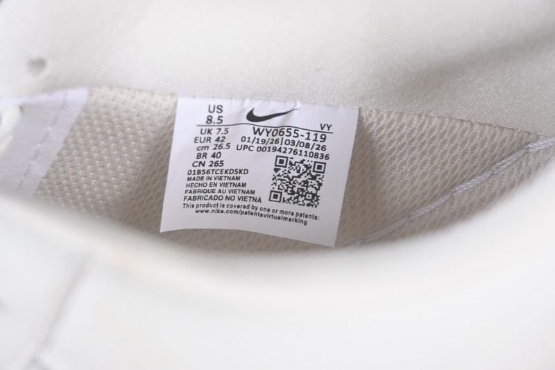 Nike Air Force 1 '07 Low Collaboration Skateboarding Shoes with Full-Length Air Cushion - WY0655-119