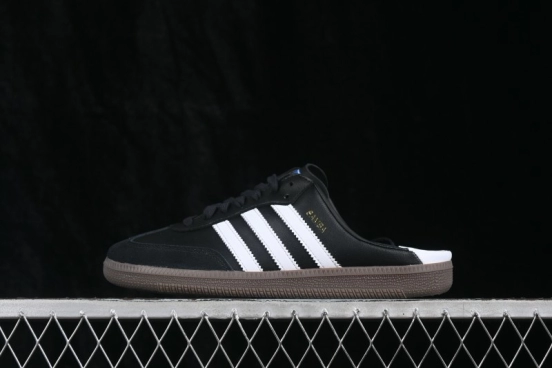 Adidas Samba OG Casual Half Slipper with Classic Three-Stripe Design - LB3815