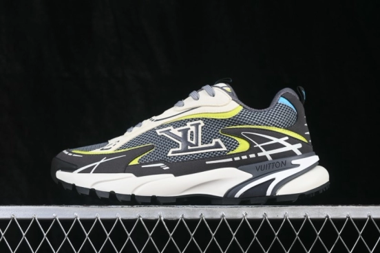 LV Tatic Runner Louis Vuitton Casual Running Shoes with Breathable Mesh and Tech Fabric - W.F6
