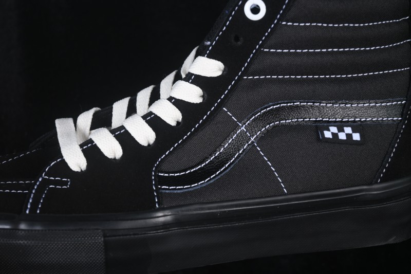 Vans Skate Sk8-Hi Retro Casual Low-Top Skate Shoes - VN0A5FCCBLK
