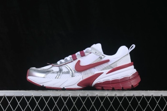 Nike V2K Run Retro Low-Top Running Shoes with Cushioning and Anti-Slip - FD0736-118