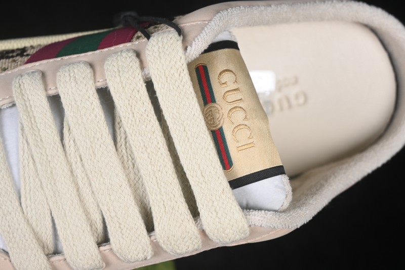 Gucci Screener Sneaker Pearlescent GG Pattern Flat Mule - 0YIA05380
