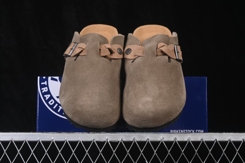 Birkenstock Boston Soft Footbed Suede Shearling Clog - 0560771