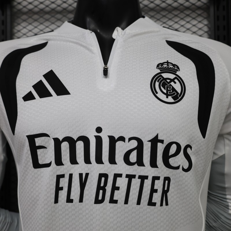 Player Version 26/27 Real Madrid CF White  Long Sleeve Jersey