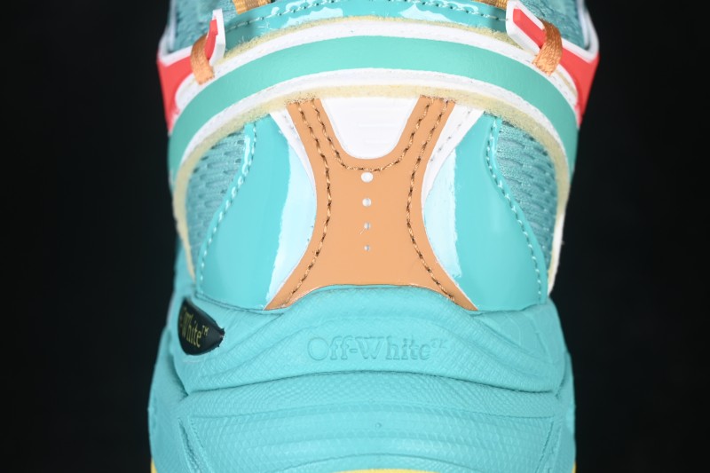 Off-White C/O Virgil Abloh Retro Running Shoes Emerald Green - AJF6