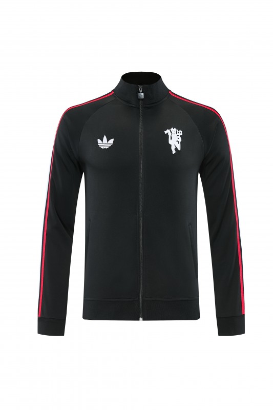 26/27 Manchester United FC 05 Black Full Zipper Jacket + Long Pants
