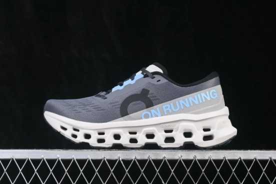 On Cloudmonster 3 Comfort Anti-Slip Wear-Resistant Cushioned Running Shoes - 3MG10054857 Rock Silver