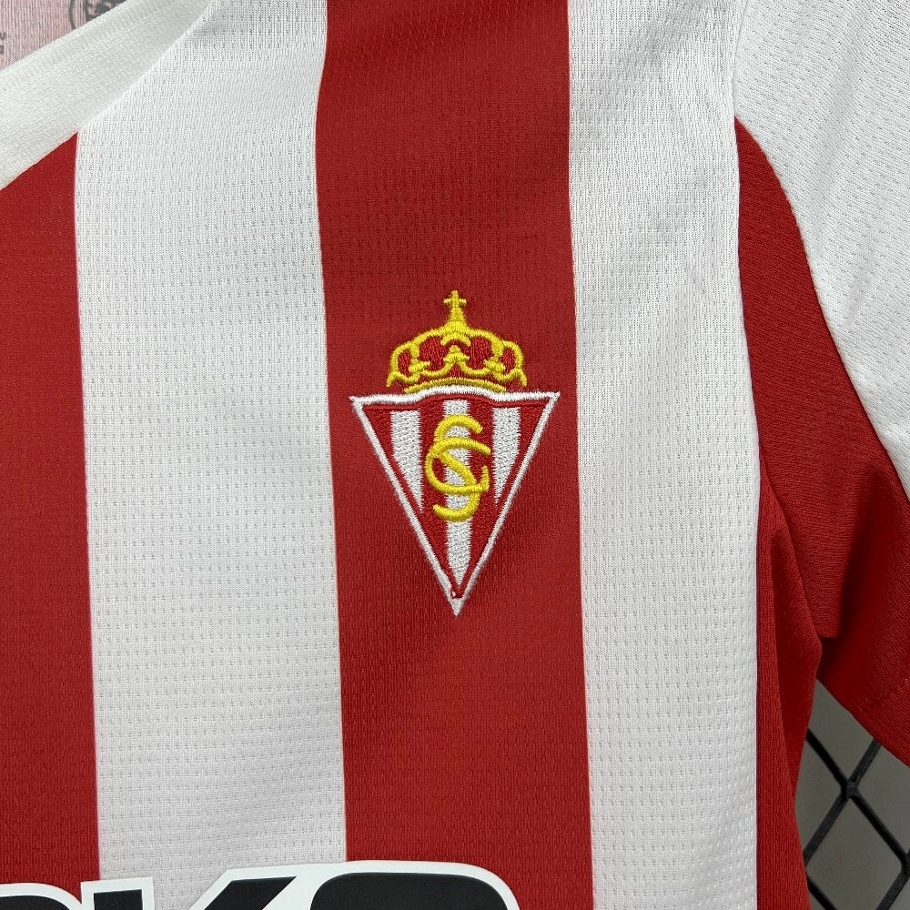 2025/26 Kids Sporting De Gijon Home Kit