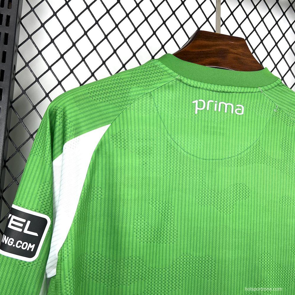2025/26 Mens Real Betis Home Long Sleeve Jersey