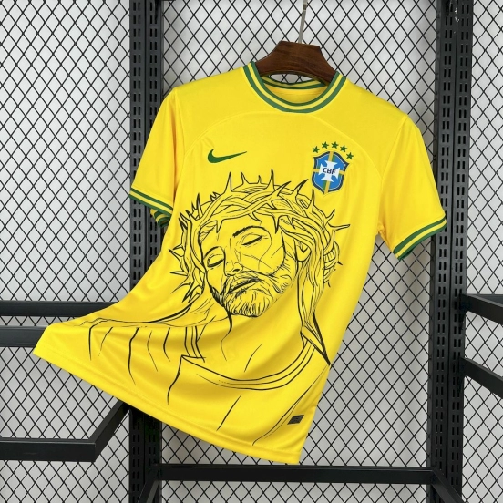 202022 Mens Brazil X CRISTO Special Edition Jersey