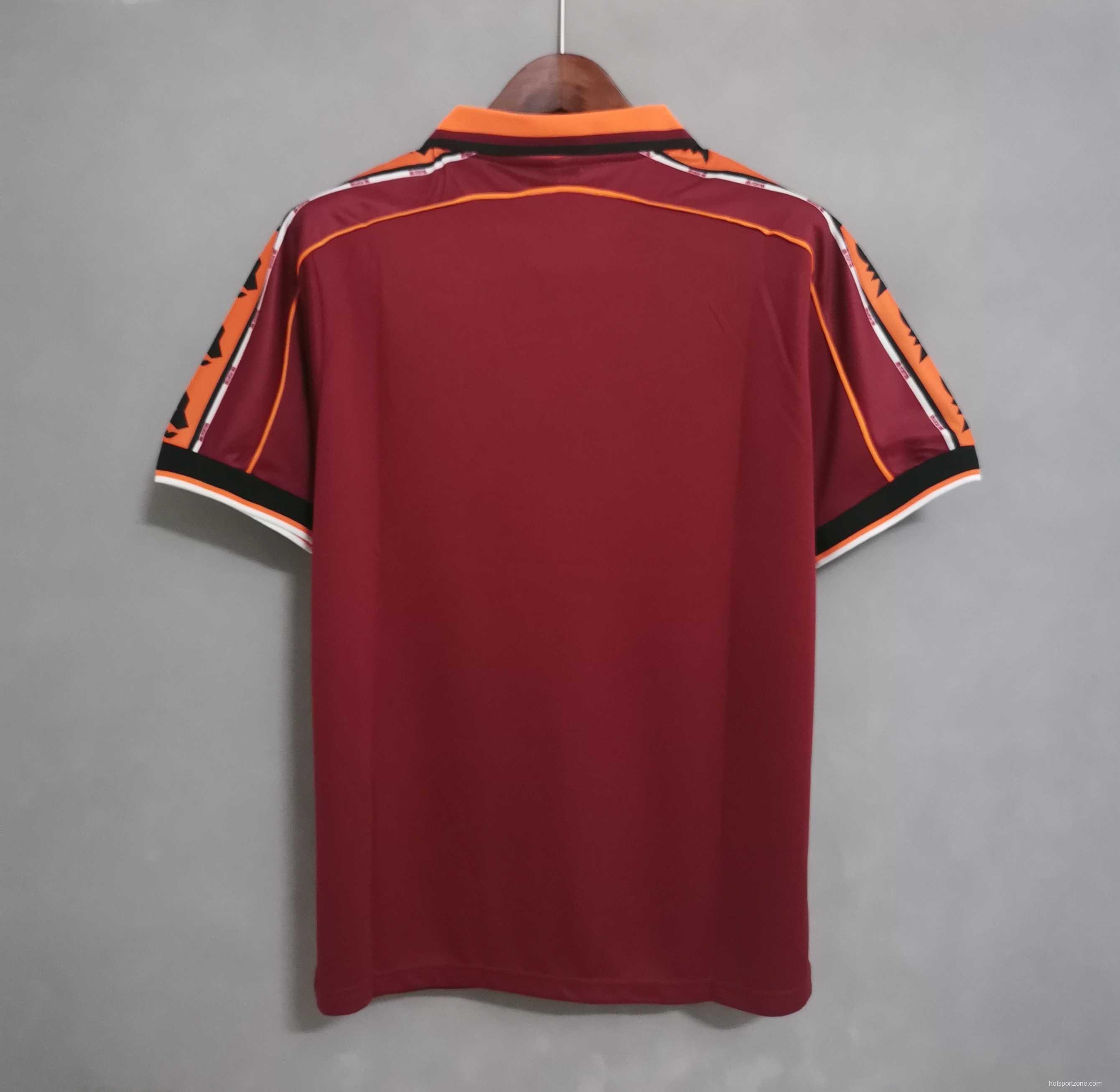 Retro 98 99 AS Roma Home Jersey