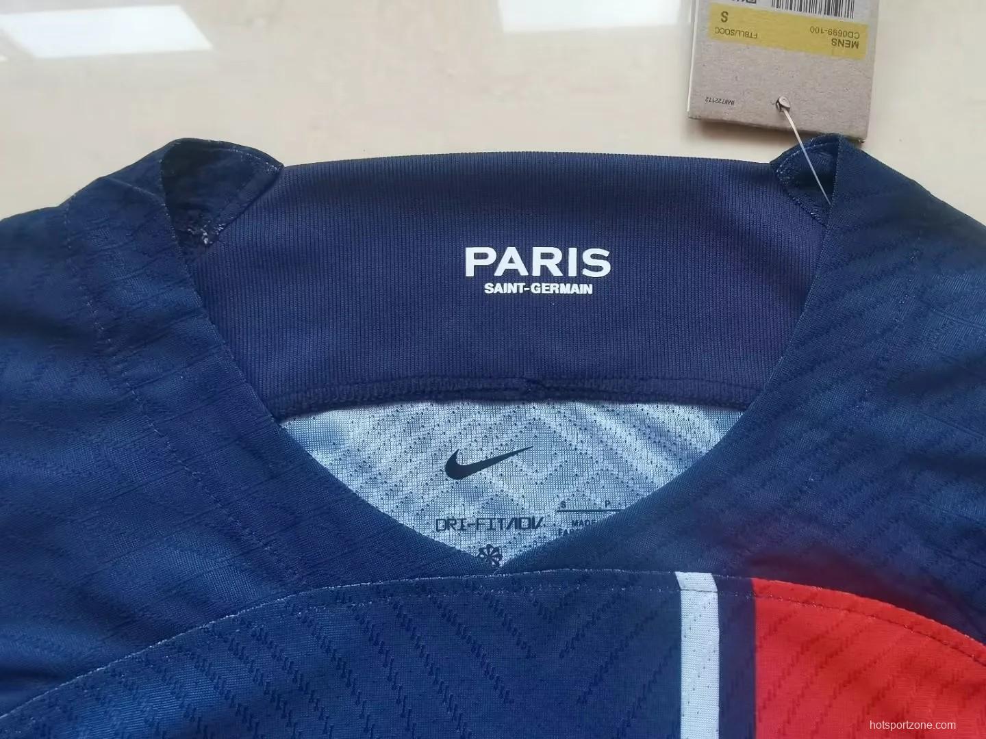 Player Version 23/24 PSG Home Long Sleeve Jersey