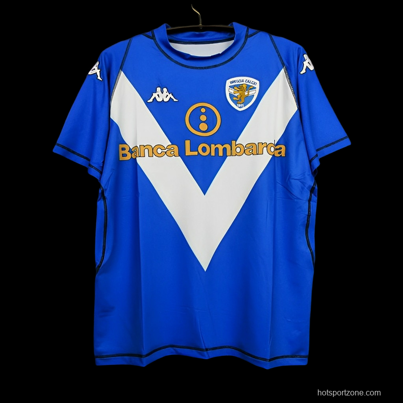 Retro 03/04 Brescia Away Blue Jersey