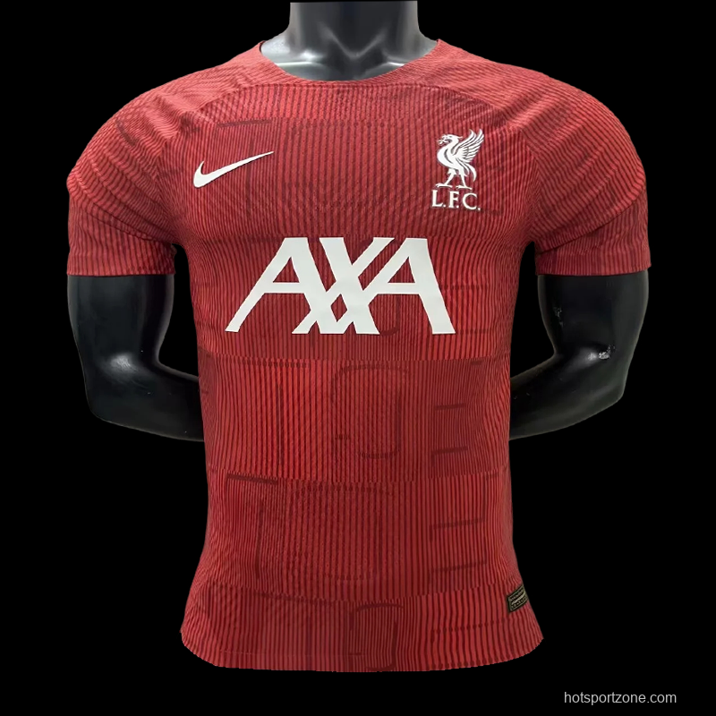 Player Version 23/24 Liverpool Red Pre-Match Training Jersey