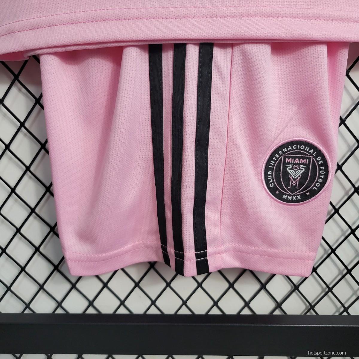 23/24 Kids Inter Miami MESSI Home Jersey