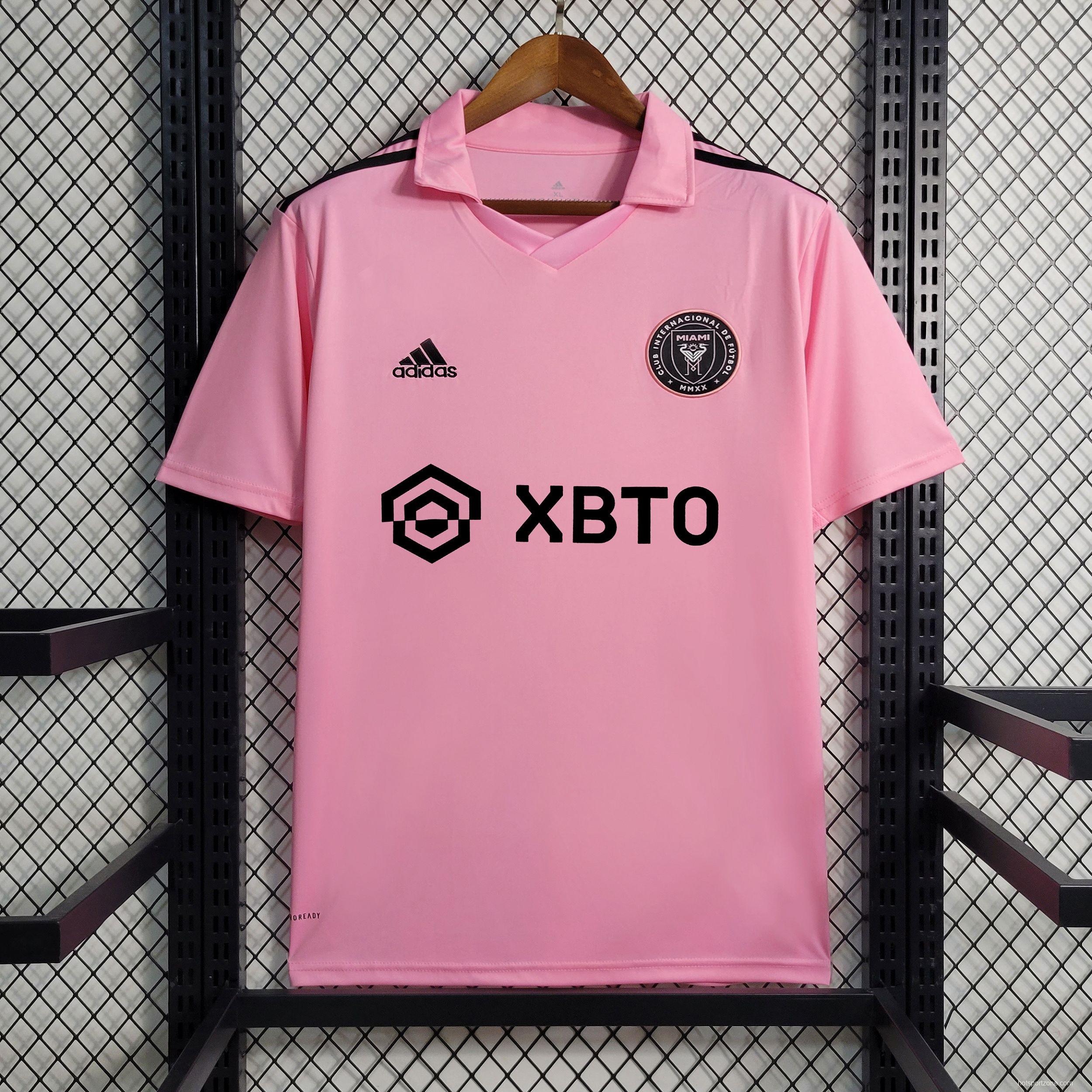 23-24 Inter Miami Home Pink MESSI Jersey