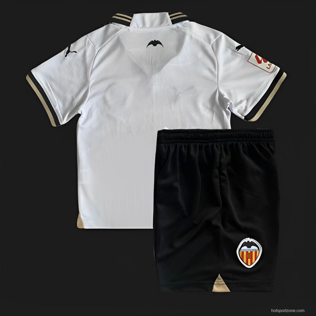 23/24 Kids Valencia Home Jersey