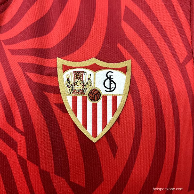23/24 Sevilla Away Red Jersey