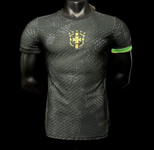 Player Version 2023 Brazil La Pulga Black Special Jersey